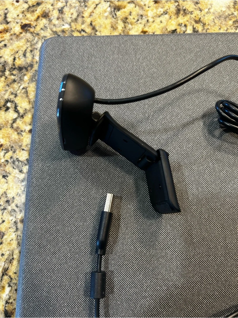 Logitech Black USB Webcam with Integrated Cable